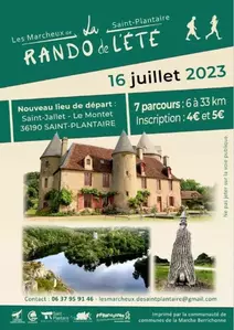 RANDO DE L'ÉTÉ 16 Juillet 2023